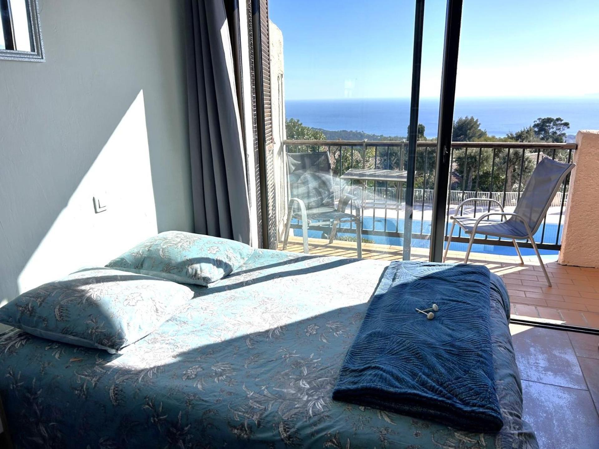 Studio Pool House Vue Mer Panoramique Amazing Sea View Wifi Linge Linen Inclut Aircondition ラ・クロワ・ヴァルメ エクステリア 写真